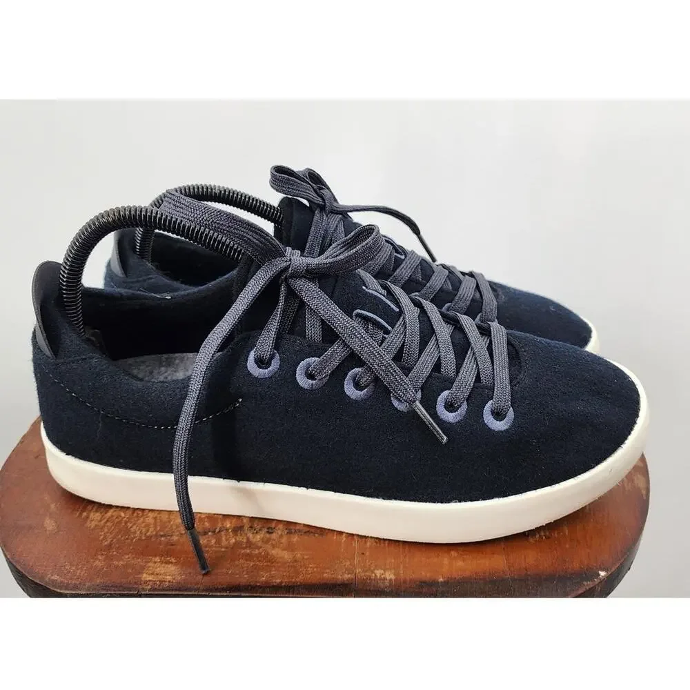 Allbirds WP Wool Pipers Black‎ And White Wool Washable Sneakers Size 9